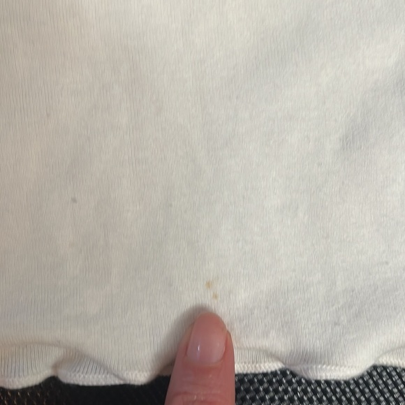 White Short Sleeve Tee Sz M - Picture 7 of 7